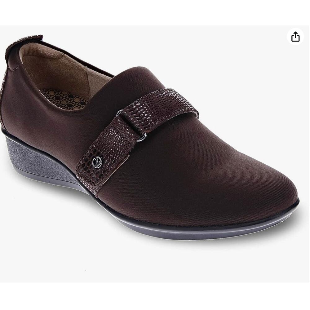 Revere Genoa Stretch Loafers 9 Chocolate Brown NWT NEW Flats Women's Comfort
